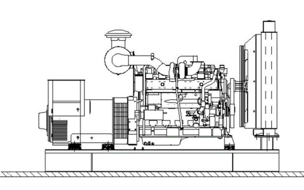 帶底座油箱柴油發(fā)電機(jī)組外形圖.png