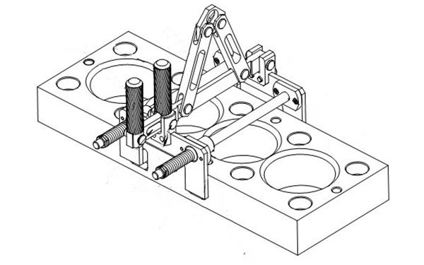 缸蓋固定裝置示意圖-柴油發(fā)電機(jī)組維修工具.png