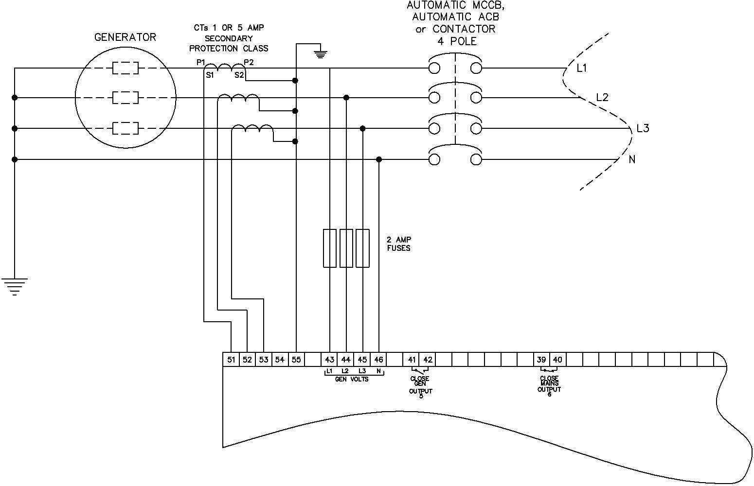 柴油發(fā)電機(jī)組深?？刂破鳠o(wú)接地保護(hù)接線圖.png