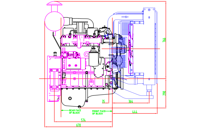 4B3.9-G2康明斯柴油發(fā)動機側(cè)視圖.png