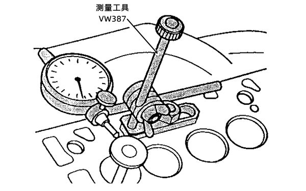 檢查氣門與導管間的間隙-康明斯柴油發(fā)電機組.png