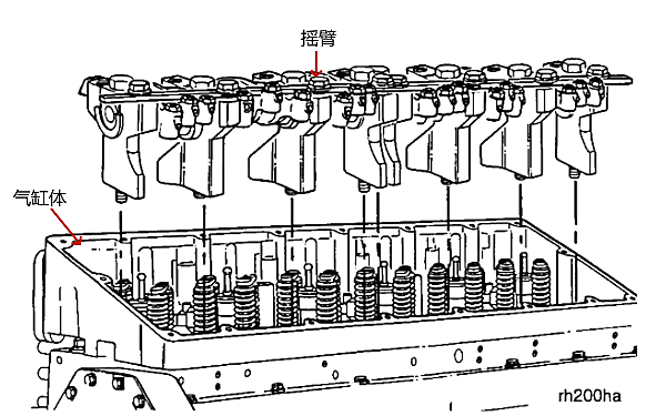 柴油機(jī)搖臂總成安裝圖.png