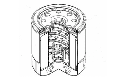 旋轉(zhuǎn)式機油濾清器示意圖-康明斯柴油發(fā)電機滋補.png