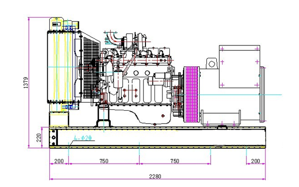 6BTAA5.9G2型敞開式柴油發(fā)電機(jī)組側(cè)視外形圖.png