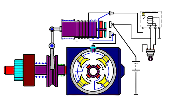 柴油發(fā)電機啟動馬達結(jié)構(gòu)示意圖（普通型）.png