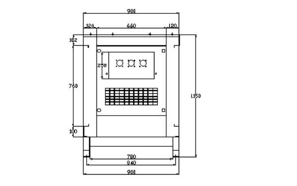 靜音箱發(fā)電機(jī)組正面結(jié)構(gòu)圖.png
