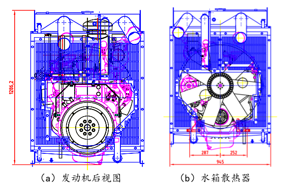 6CTAA8.3-G9東風(fēng)康明斯發(fā)動機外形尺寸后視圖.png