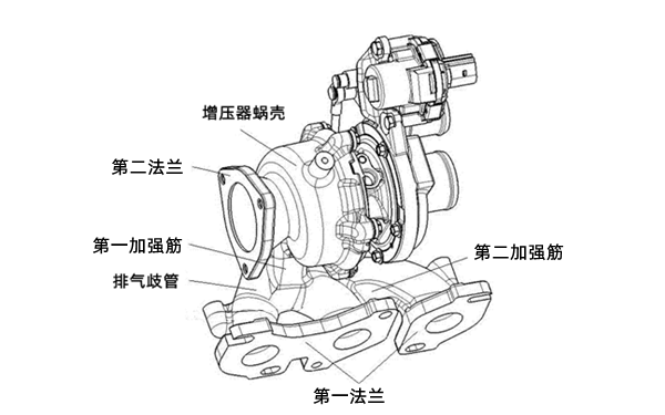 增壓器裝配圖-柴油發(fā)電機(jī)組.png