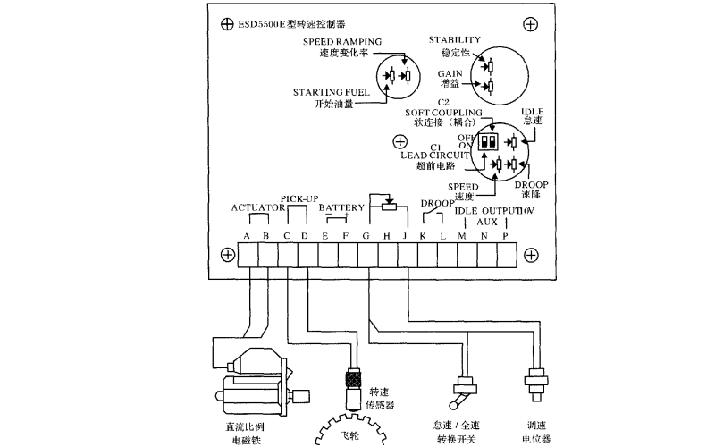 康明斯柴油機(jī)電子調(diào)速器電路接線圖.png