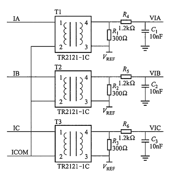 柴油發(fā)電機(jī)組控制器交流電流采樣整形電路原理圖.png