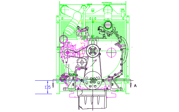 QSB3.9-G2東風(fēng)康明斯發(fā)動機外形后視圖.png