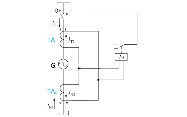 柴油發(fā)電機(jī)縱聯(lián)差動保護(hù)接線示意圖.png