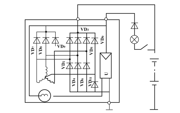 十一管硅整流發(fā)電機電路圖.png