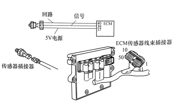 進氣歧管壓力傳感器線路圖-柴油發(fā)電機組.png