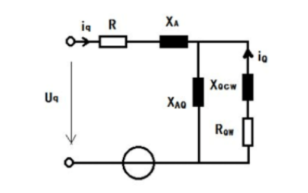 發(fā)電機阻尼繞組交軸等效電路圖.png