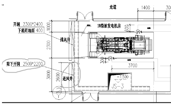 柴油發(fā)電機房進(jìn)風(fēng)口開洞.png