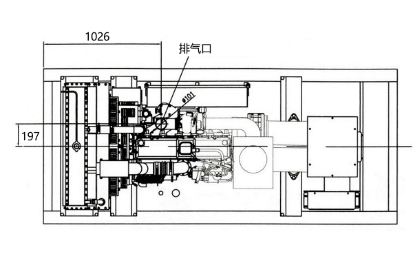 C260D5康明斯柴油發(fā)電機組平面圖.png