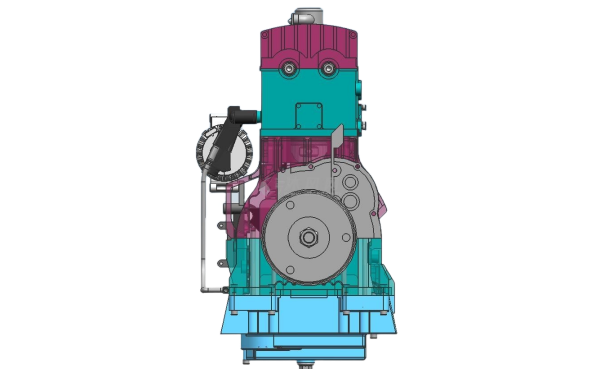 康明斯發(fā)動機模型正視圖.png