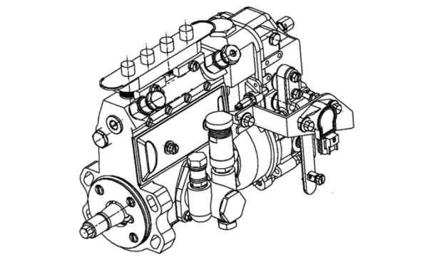 機(jī)械柱塞式噴油泵外形圖.png