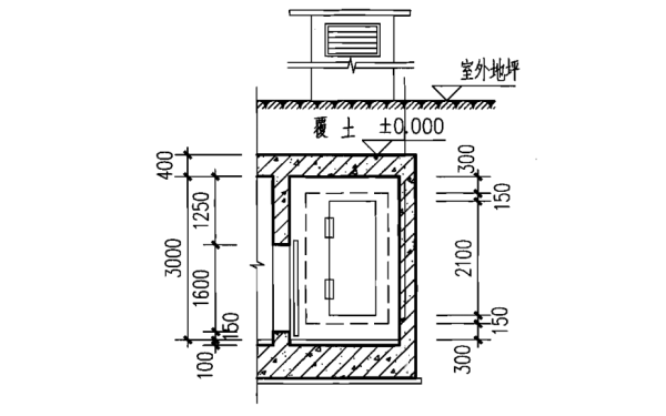 人防發(fā)電機(jī)房排風(fēng)排煙豎井放大圖.png