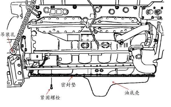 柴油機(jī)油底殼拆卸示意圖.png