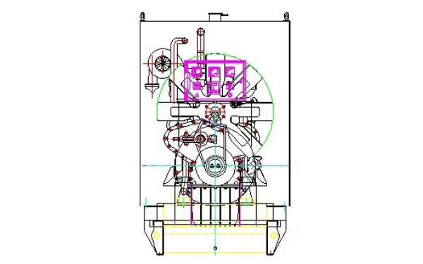 150KW柴油發(fā)電機(jī)組后視圖.png