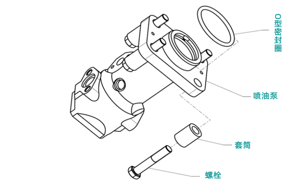 單體泵零件分解圖-柴油發(fā)電機組.png