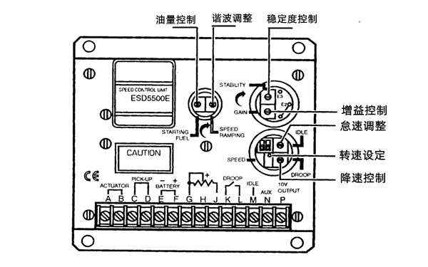 esd5500e電子調(diào)速器功能圖-柴油發(fā)電機組.png